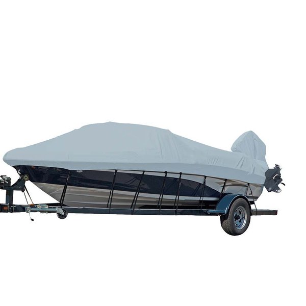 Carver By Covercraft Carver Sun-DURA&reg; Styled-to-Fit Boat Cover f/20.5&#39; V-Hull Runabout Boats w/Windshield &amp; H 77020S-11